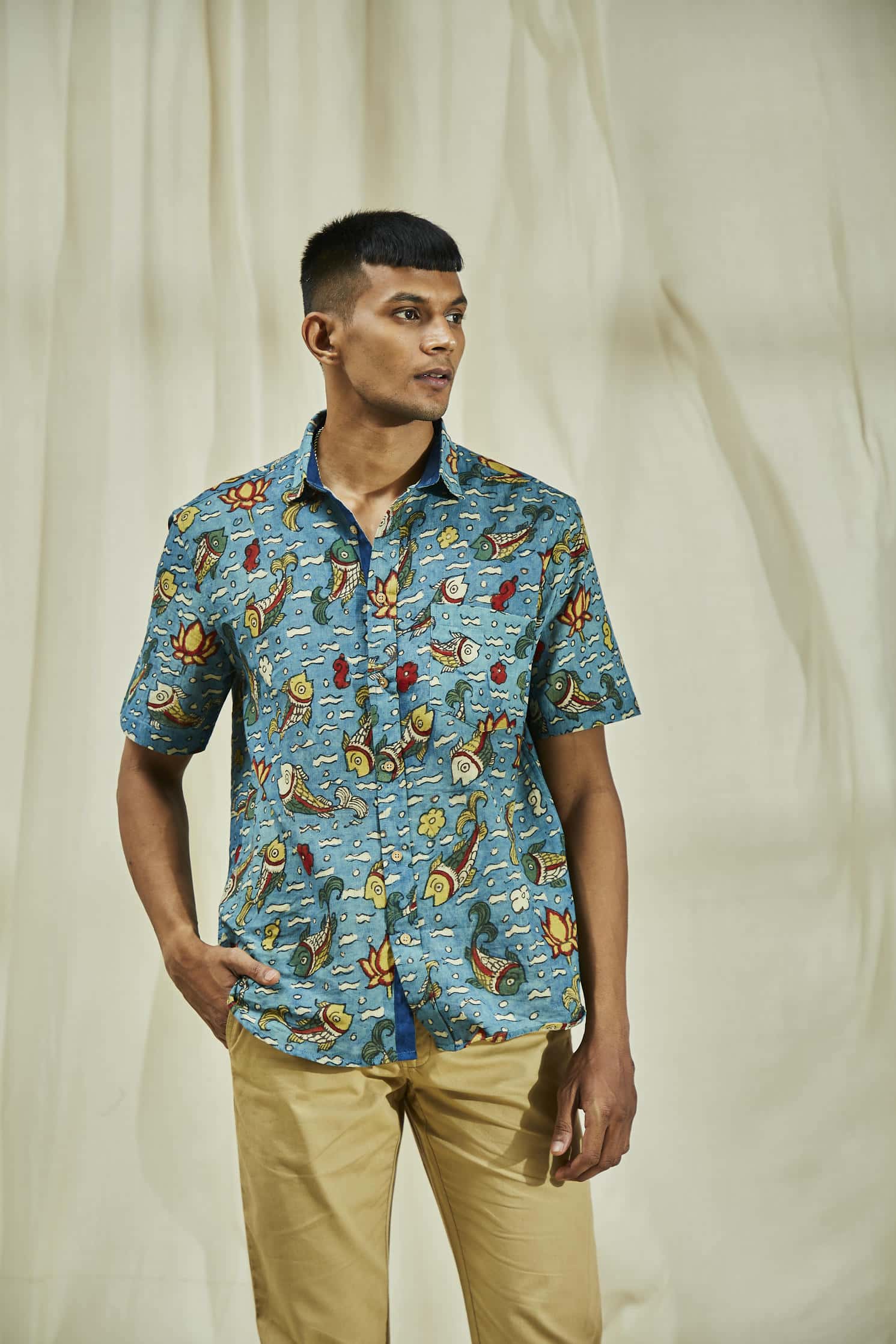 Fishes in blue water - HS I Regular collar