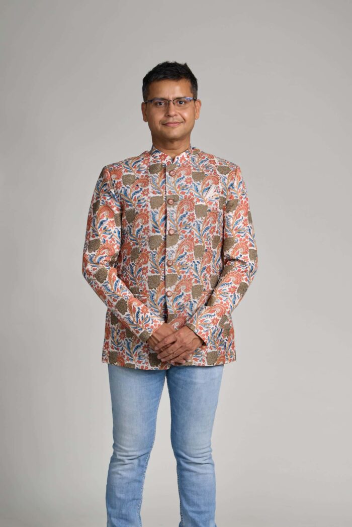 Wooden buttons Rust - FS I Mandarin collar - Image 3