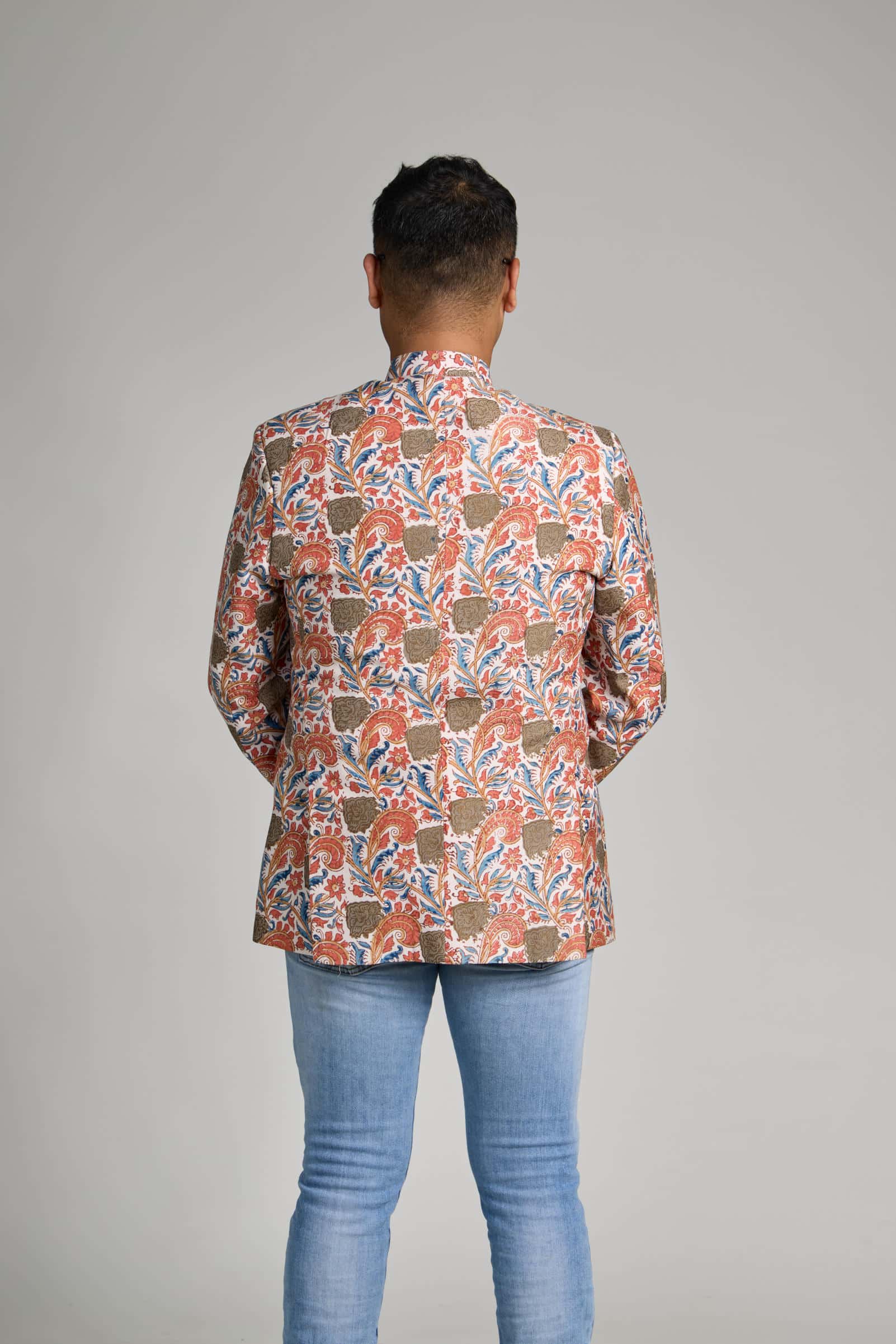 Wooden buttons Rust - FS I Mandarin collar - Image 2