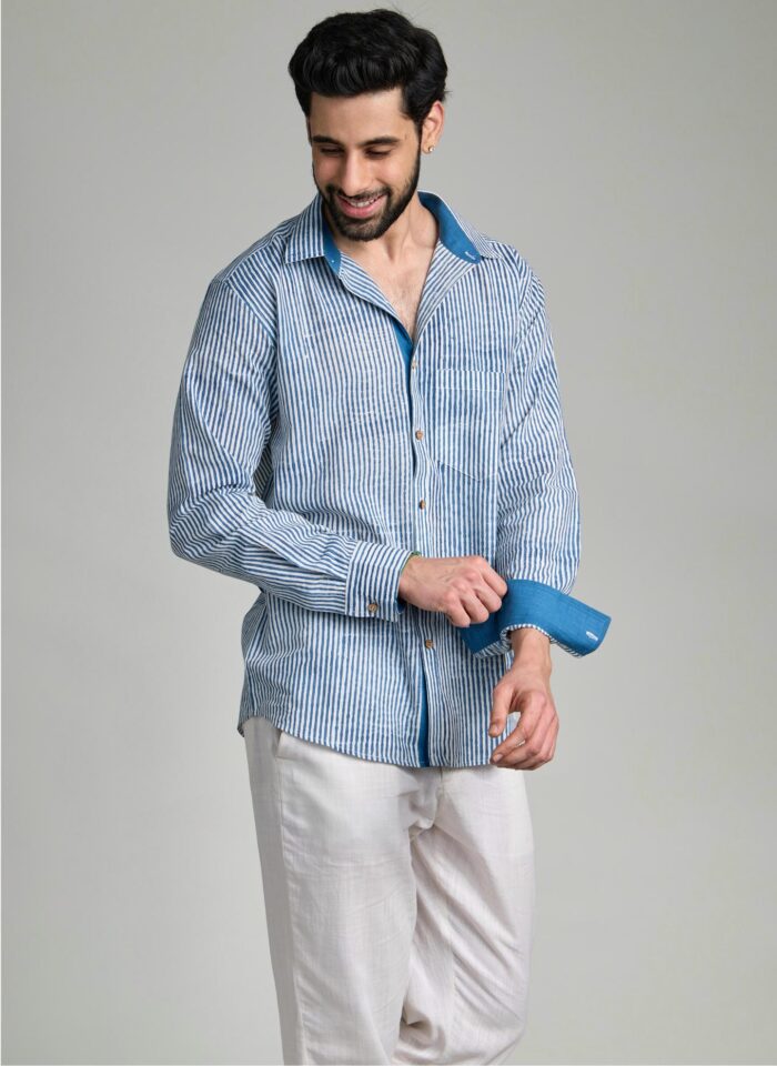Indigo Pinstripes I FS - Image 5
