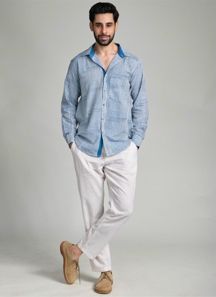 Indigo Pinstripes I FS - Image 4