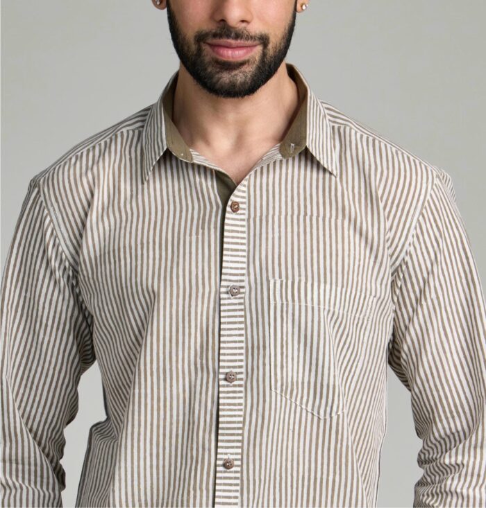 Olive Pinstripes I FS - Image 2