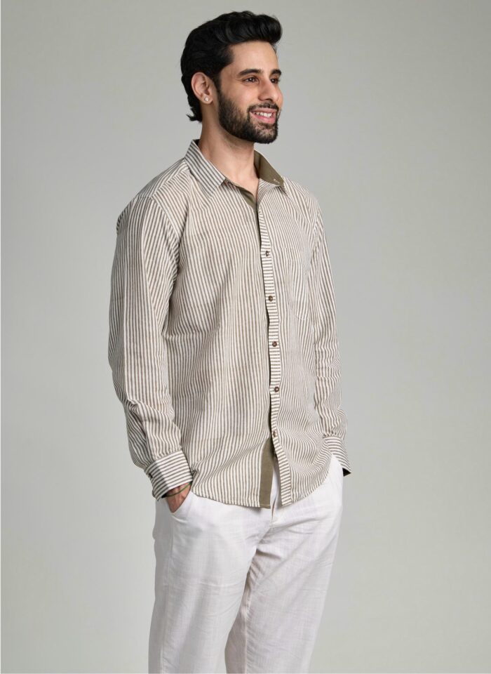 Olive Pinstripes I FS - Image 5