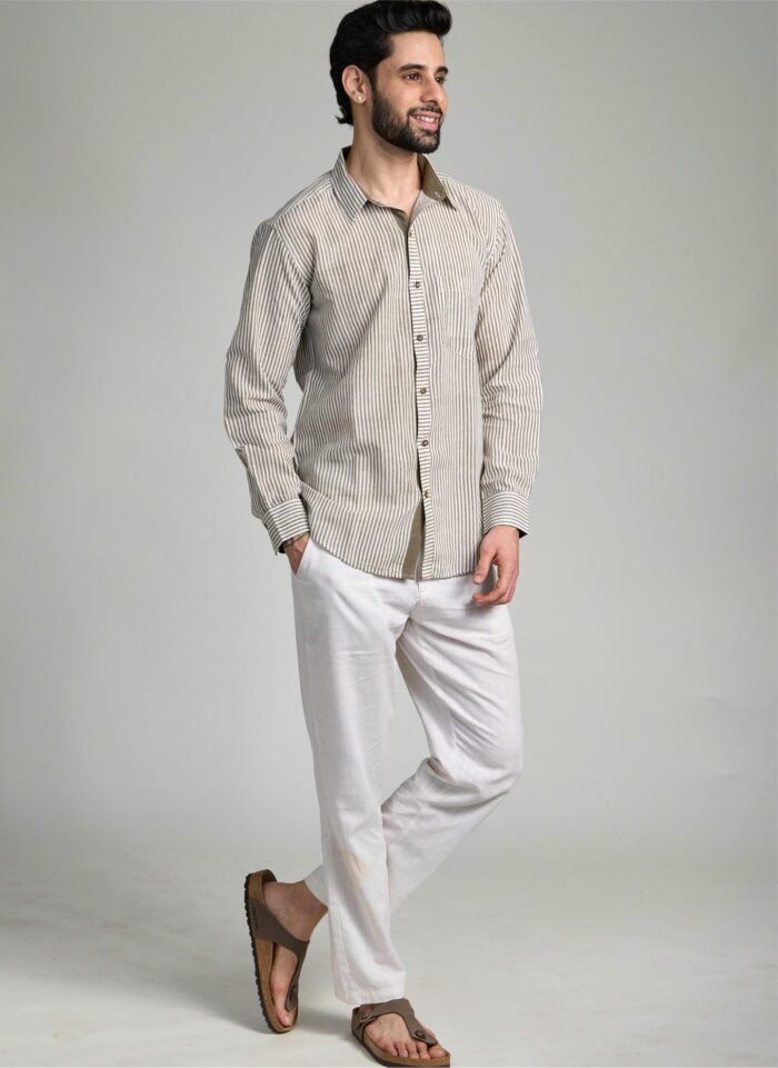 Olive Pinstripes I FS - Image 4